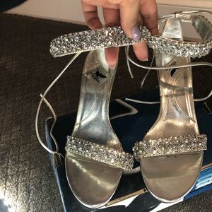 Strappy Lace-up Heels